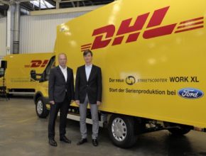 Ford spustil ve svém výrobním závodě v německém Kolíně nad Rýnem montáž užitkového vozu Deutsche Post StreetScooter WORK XL.