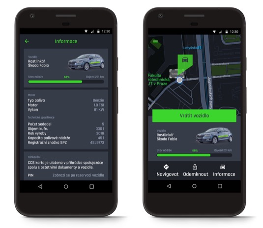 Díky funkčnímu uspořádání a přehlednosti nabídky je v aplikaci Uniqway pro chytré telefony hledání a pronajímání vozů mimořádně snadné.