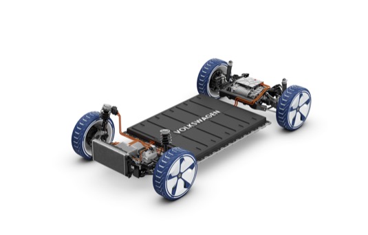 auto elektromobil Volkswagen ID. Neo hatchback podvozek