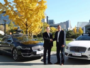 auto Ford Baidu Volvo robotické elektromobily autonomní