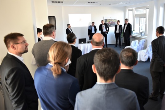 Otevření nového vývojového centra Porsche v Ostravě.