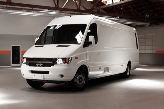 auto elektromobil elektrická dodávka Chanje V8070