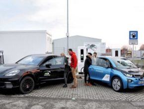 auto BMW rychlonabíjecí stanice ultra-rychlá Jettingen-Scheppach BMW i3