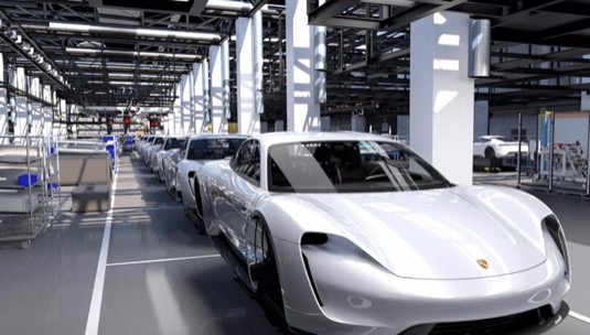auto elektromobil Porsche Taycan
