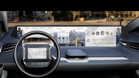 auto elektromobil Byton M-Byte