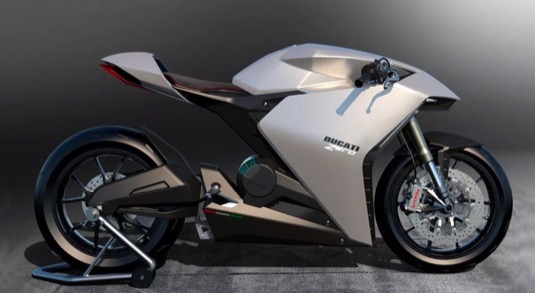 elektrická motorka elektromotorka Ducati Zero