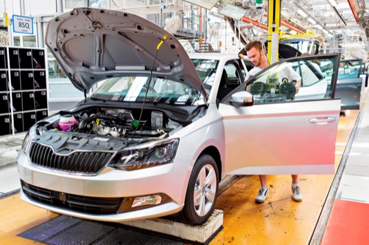 auto výroba Škoda Mladá BOleslav