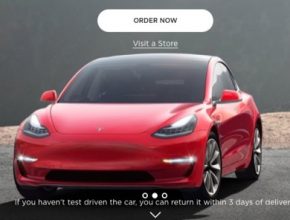 auto elektromobil Tesla Model 3
