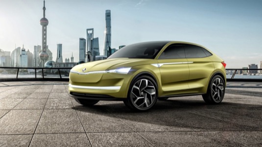 auto elektromobil Škoda Vision E