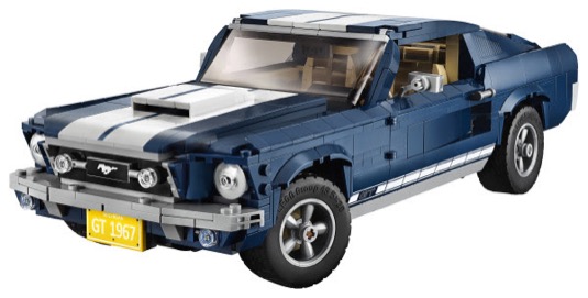 Ford Mustang z produktové řady LEGO Creator Expert bude u prodejců LEGO k dispozici od 1. března 2019. Cena činí v přepočtu přibližně 3 360 Kč