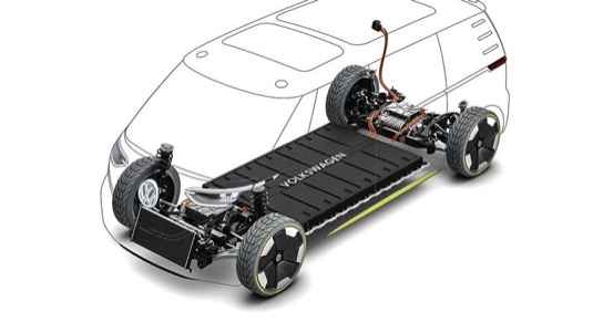 auto elektromobily Volkswagen výroba baterie