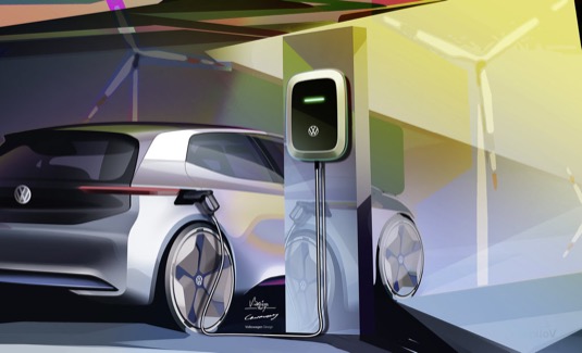 auto elektromobil Volkswagen ID.