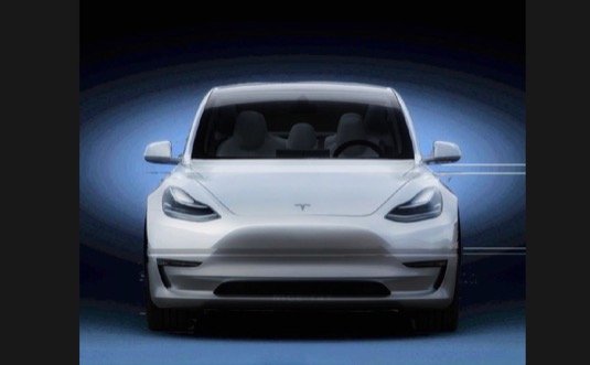 Fanouškovský rendering elektromobilu Tesla Model Y na základě posledního teaser obrázku přímo od Tesly