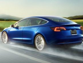 auto Tesla Model 3 elektromobil