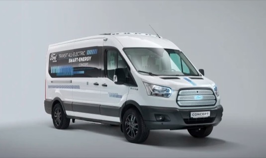 auto elektromobil minibus Ford Transit Smart Energy