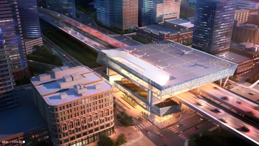 Uber AIr létající drony taxu