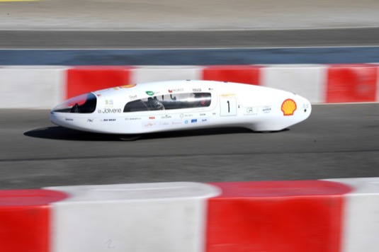 Vůz vítězného týmu Microjoule-La Joliverie z kategorie prototypů