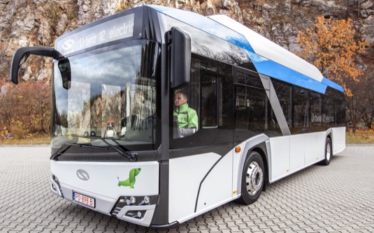 elektrický autobus elektrobus Solaris Urbino 12