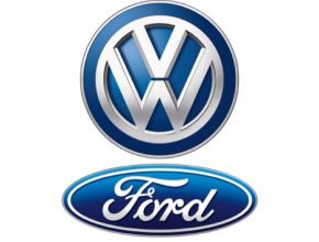 logo Ford Volkswagen aliance elektromobily