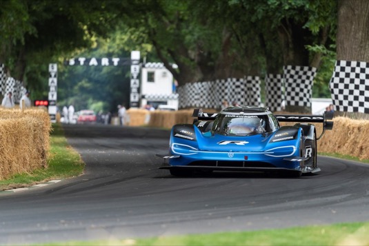 auto elektromobil Volkswagen ID R závodní