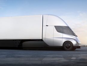 auto tesla semi elektrický tahač kamion