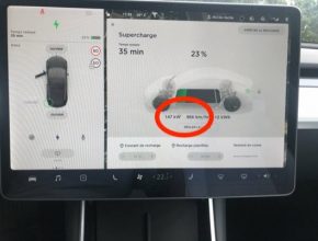 auto elektromobily Tesla nabíjení Supercharger 150 kW
