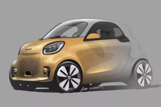 auto elektromobil Smart EQ fortwo