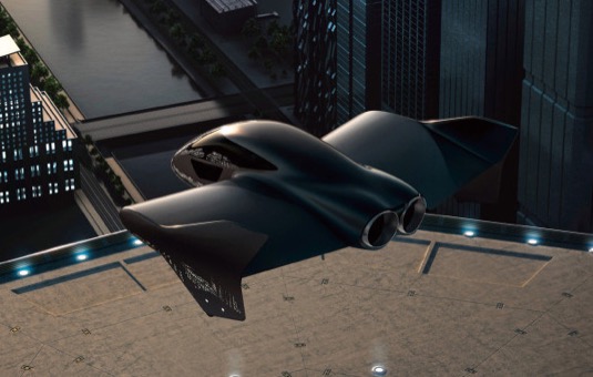 Porsche a Boeing eVTOL létající dron přepravní