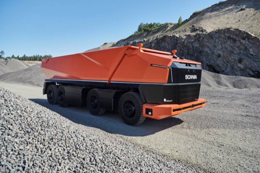 Scania představuje koncept AXL, plně autonomní koncept nákladního vozidla bez kabiny pro řidiče.