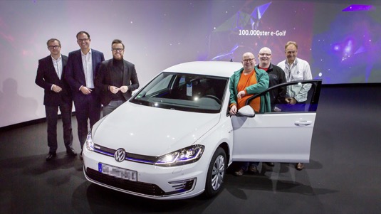 auto elektromobil Volkswagen e-Golf