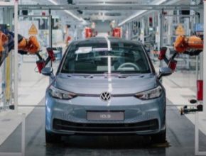 auto výroba elektromobilu Volkswagen ID.3