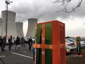 rychlonabíjecí stanice pro elektromobily ČEZ Dukovany jaderná elektrárna