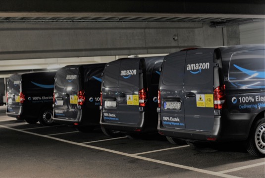 Elektrické dodávky Mercedes-Benz eVito ve službách společnosti Amazon