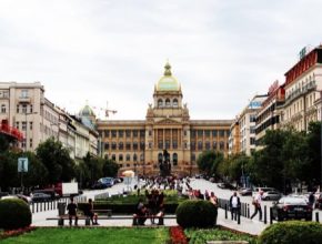 Praha Václavské náměstí Národní muzeum