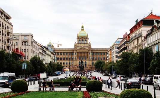 Praha Václavské náměstí Národní muzeum