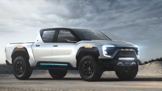 auto elektromobil Nikola truck Badger