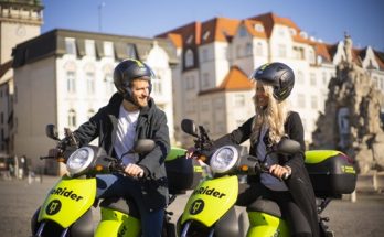 sdílené elektroskútry elektrické skútry BeRider Škoda Auto