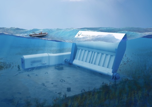 Waveroller AW Energy vlnová elektrárna oceán