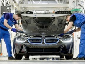 auto elektromobily výroba BMW i8