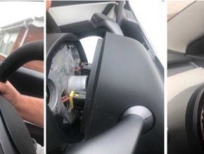 auto elektromobil Tesla Model 3 volant