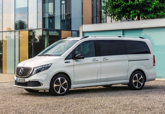auto elektromobil Mercedes-Benz EQV minivan