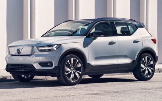 auto elektromobil Volvo XC40 Recharge
