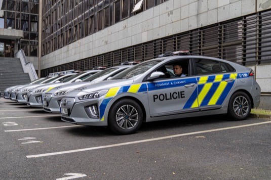 auto elektromobily policie ČR Hyundai Ioniq Electric