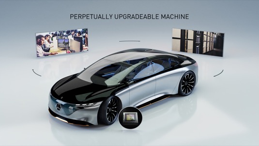 auto Mercedes-Benz Nvidia robotické řízení