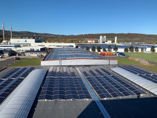 střešní solární elektrárna