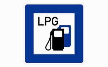 auto LPG značka symbol na plyn