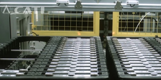 auto výroba bateriových článků baterií CATL