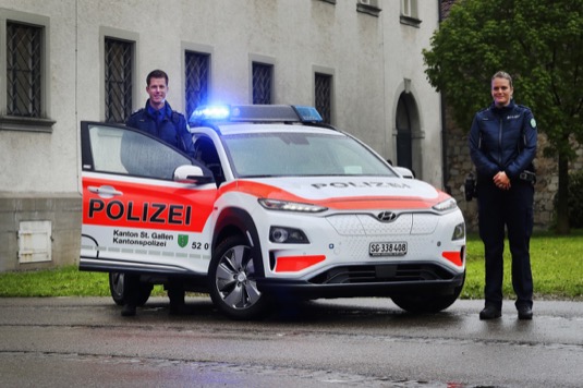 Elektromobily Hyundai používají policisté napříč Evropou, mimo České republiky také ve Švýcarsku, Nizozemí, Španělsku, Velké Británii, Německu a Itálii.