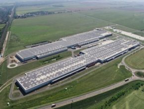 Audi Maďarsko solární fotovoltaická elektrárna