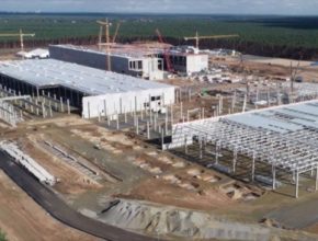 Tesla Gigafactory Berlin Gigatovárna výroba baterií